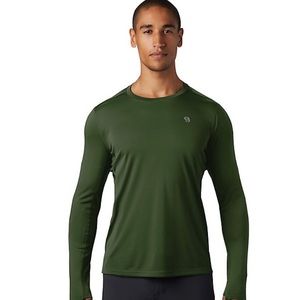 Mountain Hardwear Men’s Wicked Recycled Long-sleeve, Size Small, Army Green